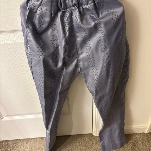 Boys African Clothes Embroidery Shirt & Pants Dashiki Outfits Gray  Medium - Picture 9 of 12